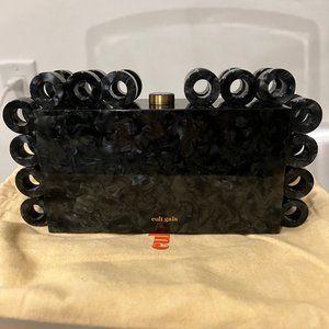 Cult Gaia Harlow Clutch in Black